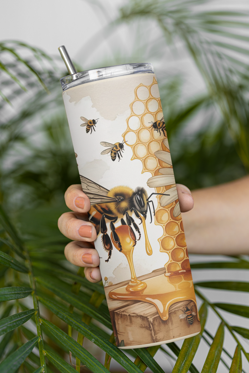 floral tumblers