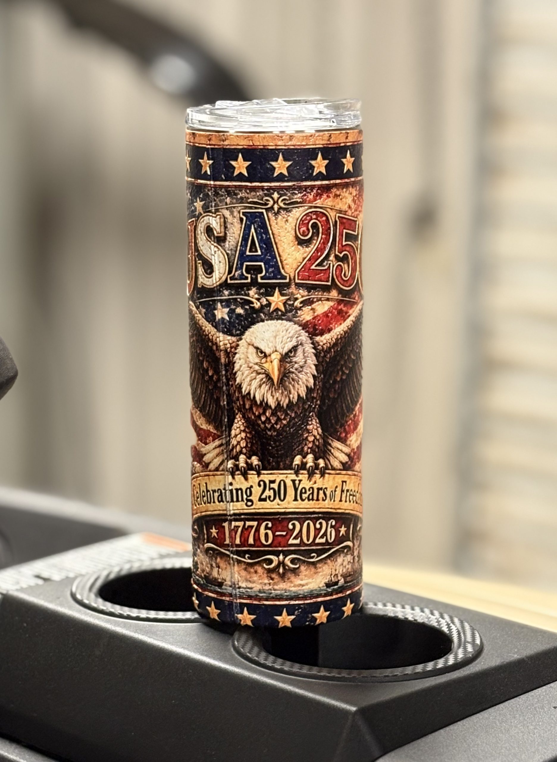 250th usa textured tumbler