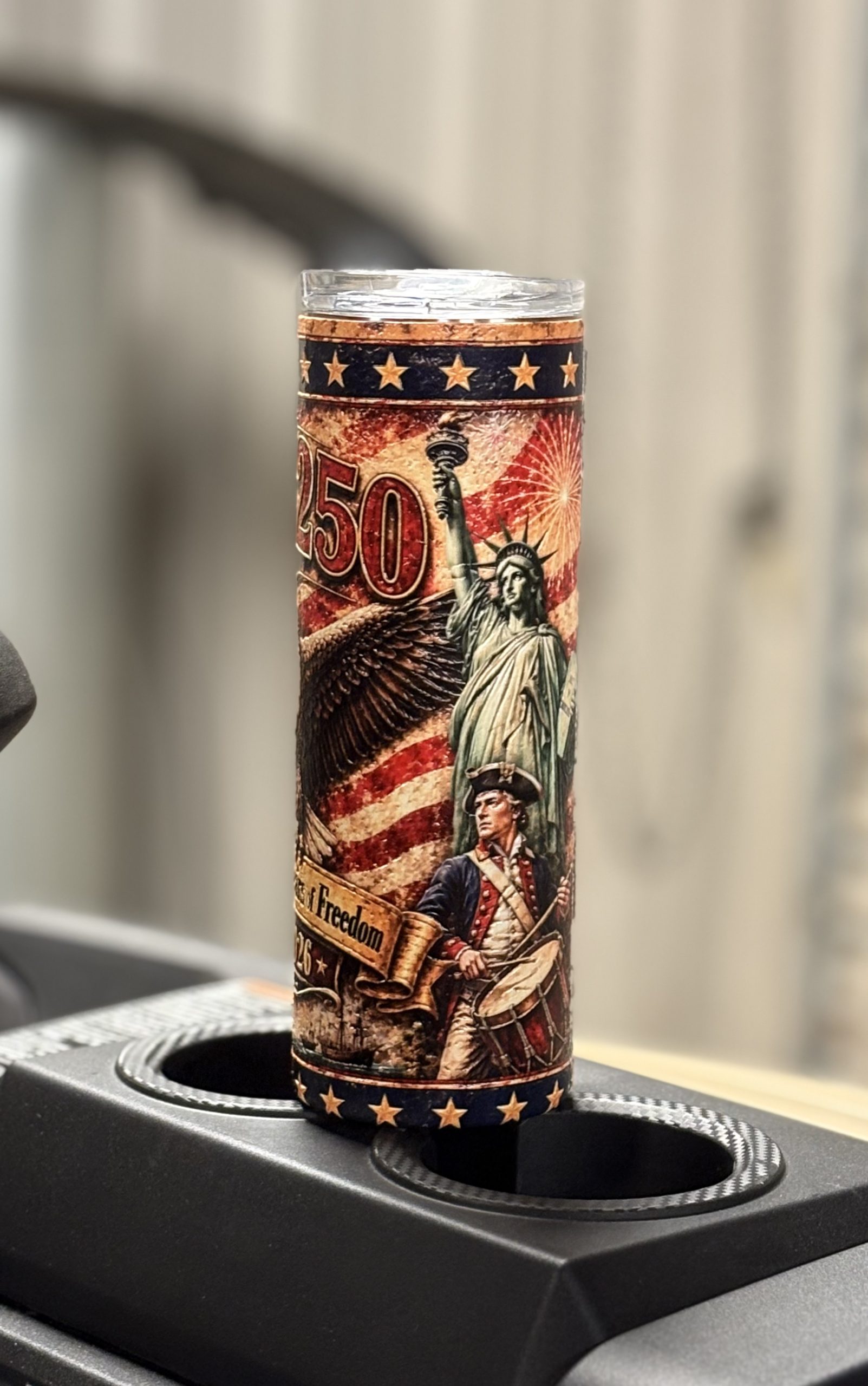 250th usa textured tumbler