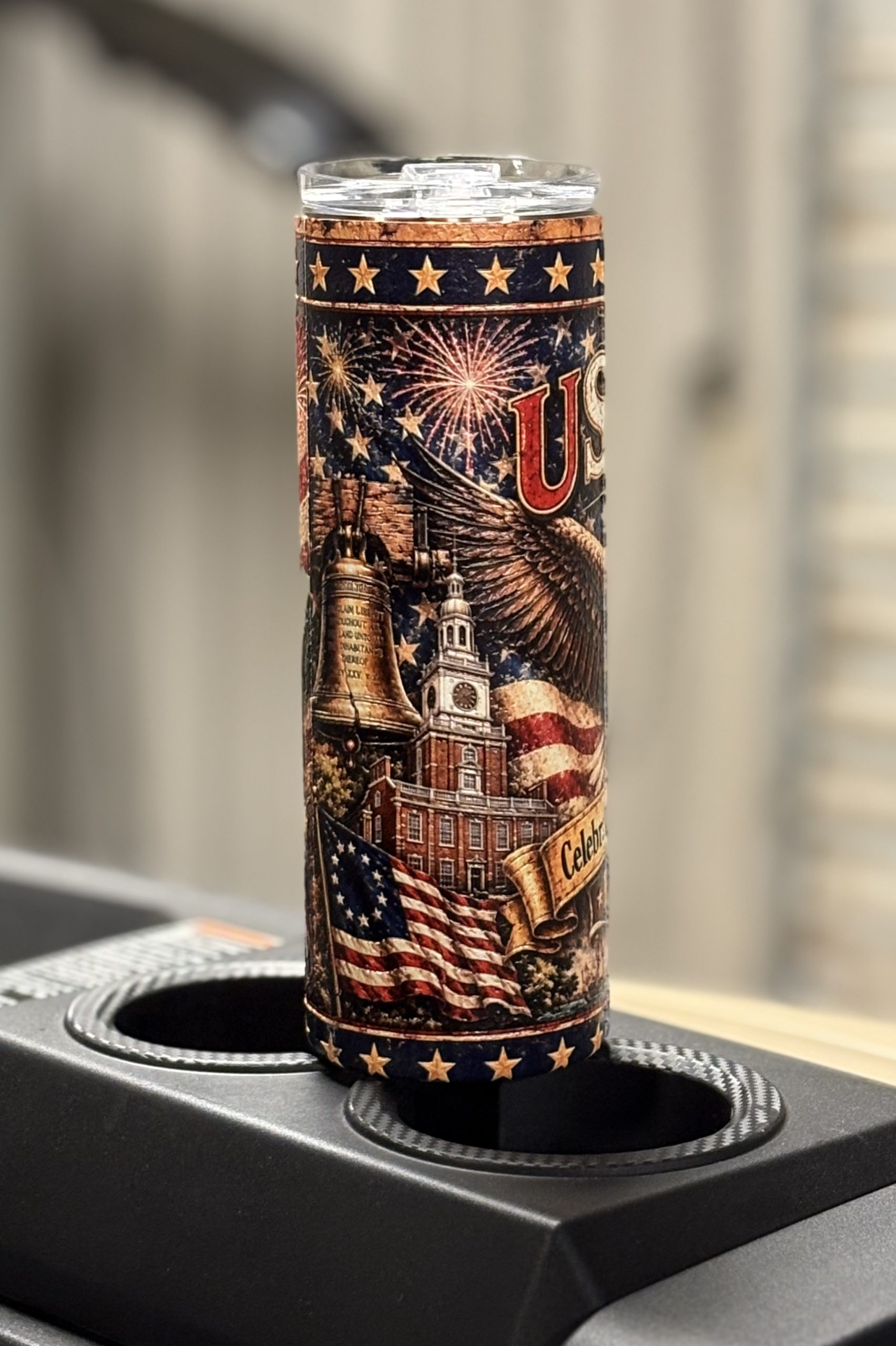 250th usa textured tumbler