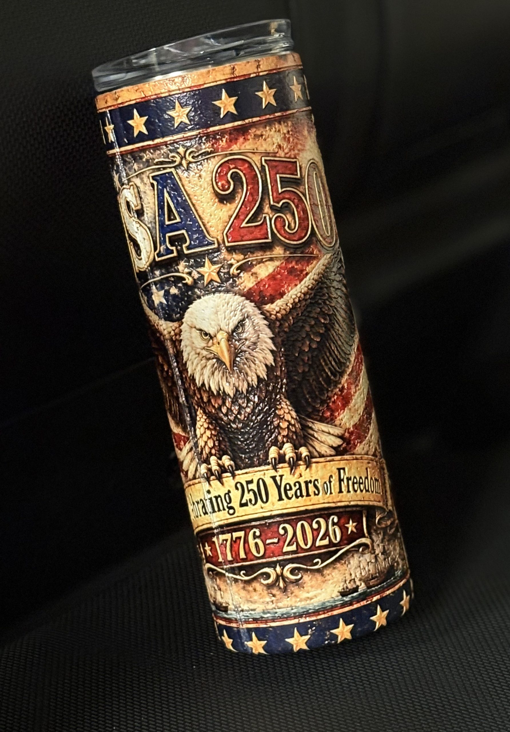250th usa textured tumbler