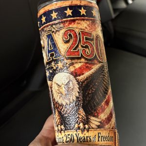 250th usa textured tumbler