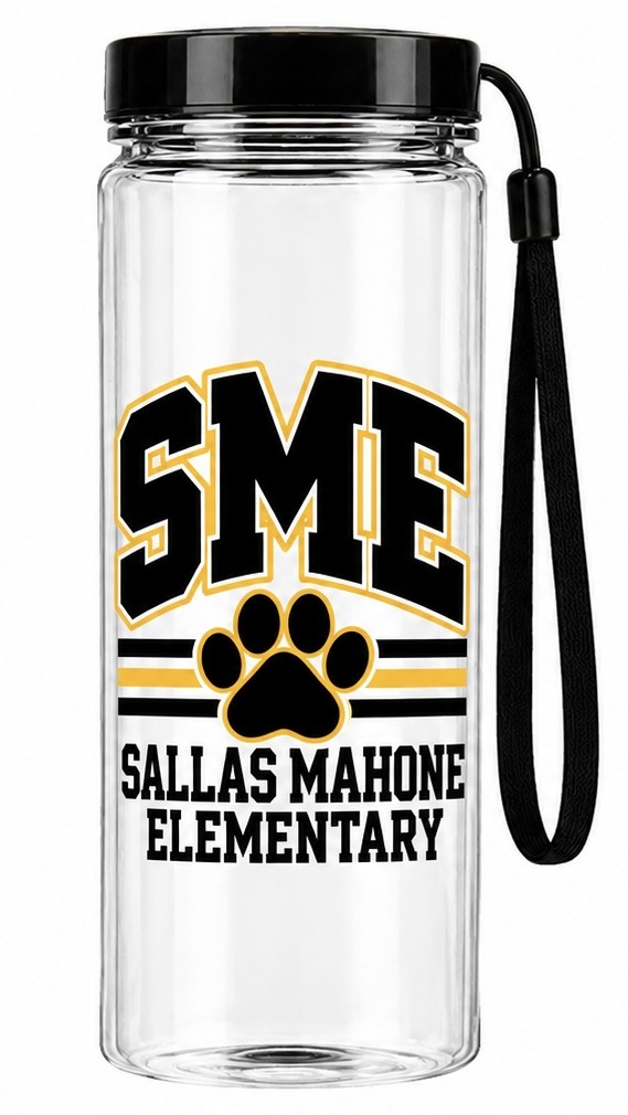 SME 17 oz Plastic Water Bottle – Design 2